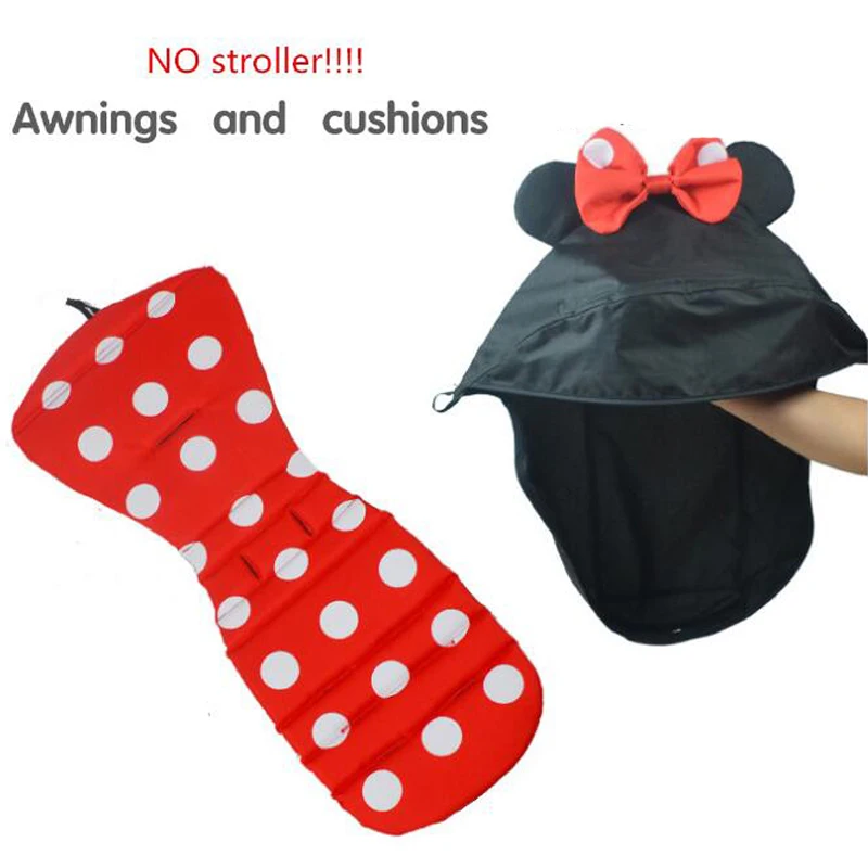 Аксессуары для детских колясок с козырьком от солнца и подушечкой сидений
