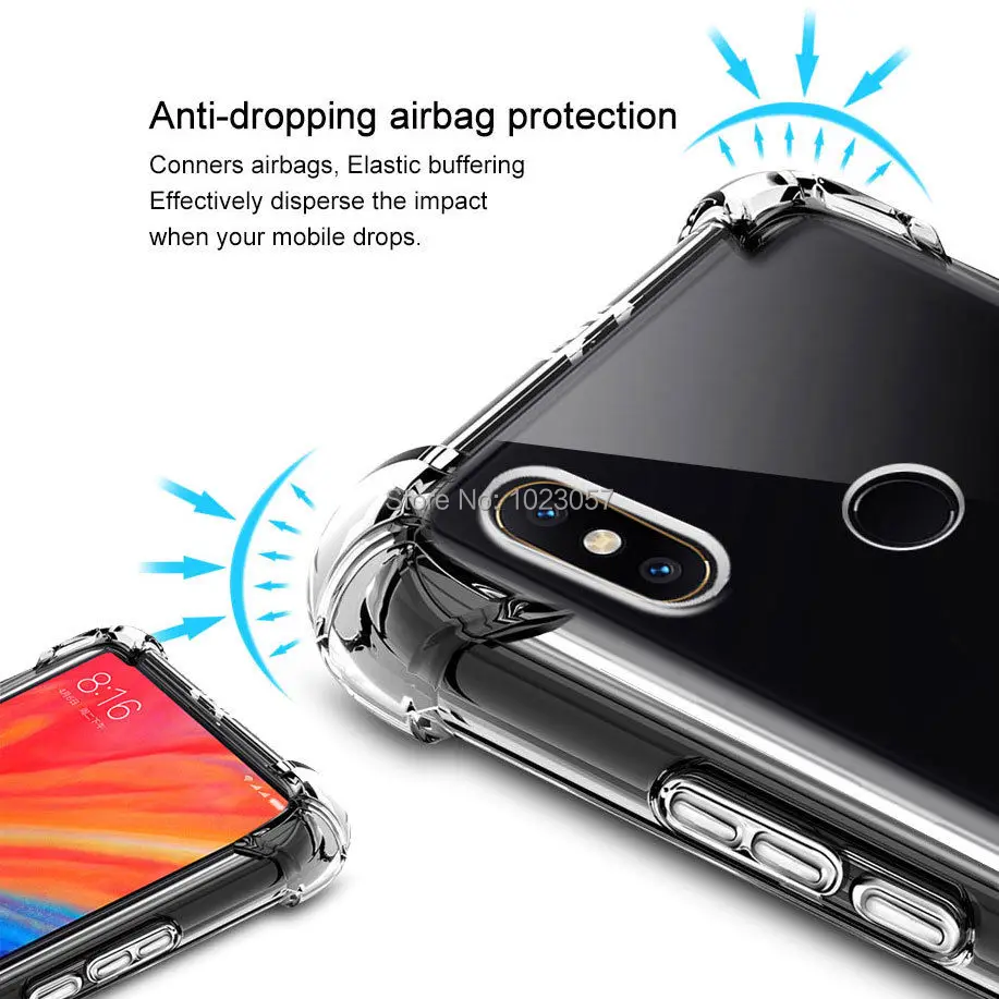 Чехол OPPO A1K сверхпрочный ударопрочный прозрачный мягкий чехол из ТПУ для A 1K OPPOA1K
