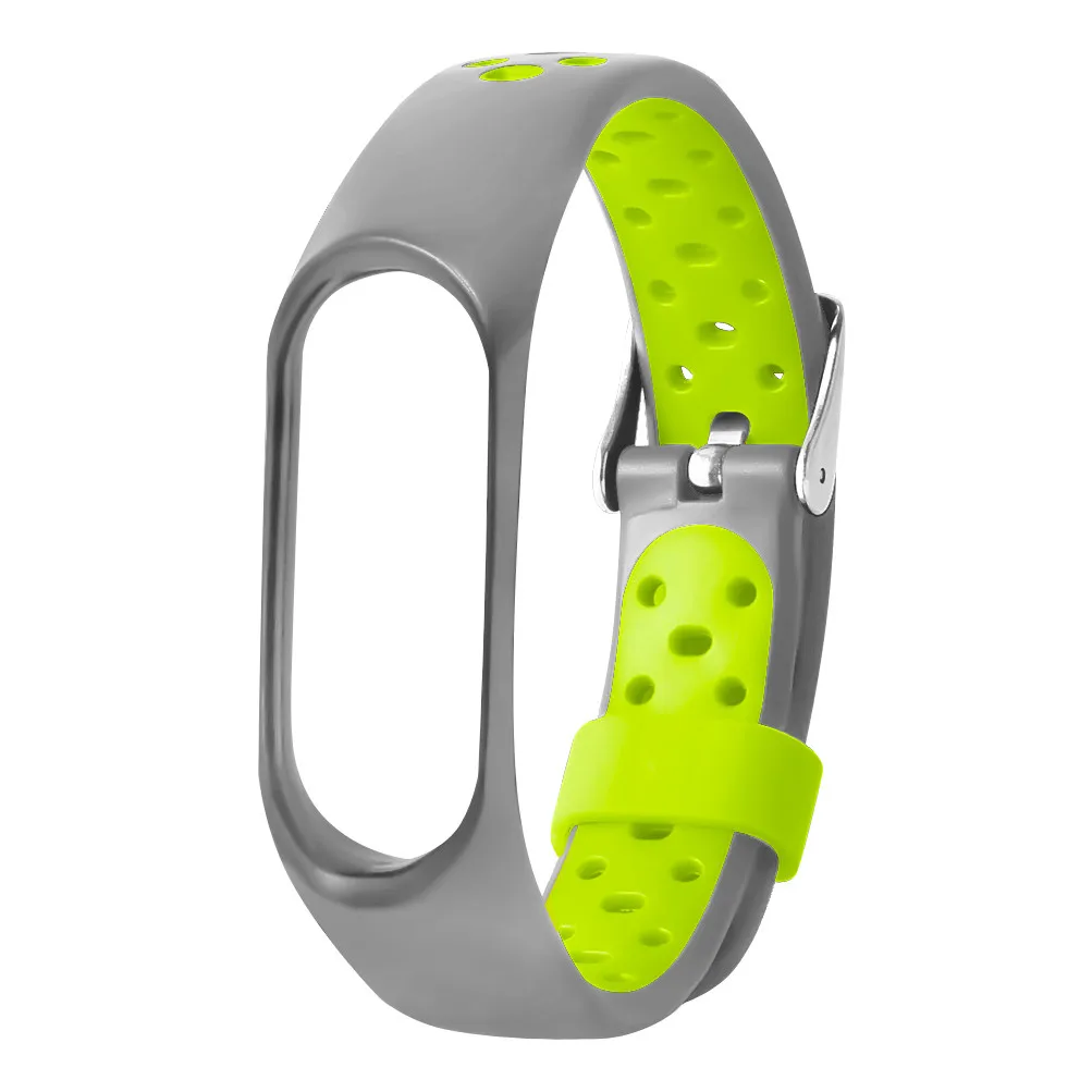 Сменный силиконовый ремешок на запястье, совместимый с Xiaomi mi Band 3 Xao mi Xio mi Band Band3, умный браслет на запястье, мягкие ремни