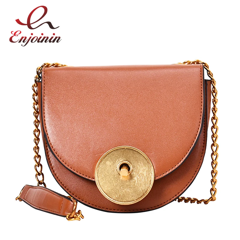 Винтажная круглая Сумка ведро модная женская сумка седло через плечо мини