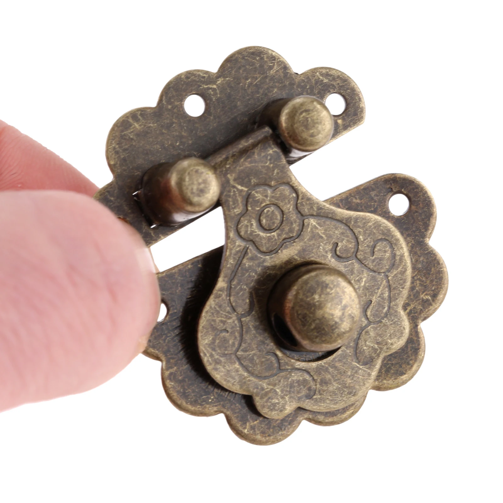 2 шт. Железная пряжка защелка для деревянного винного ящика с замком старинная