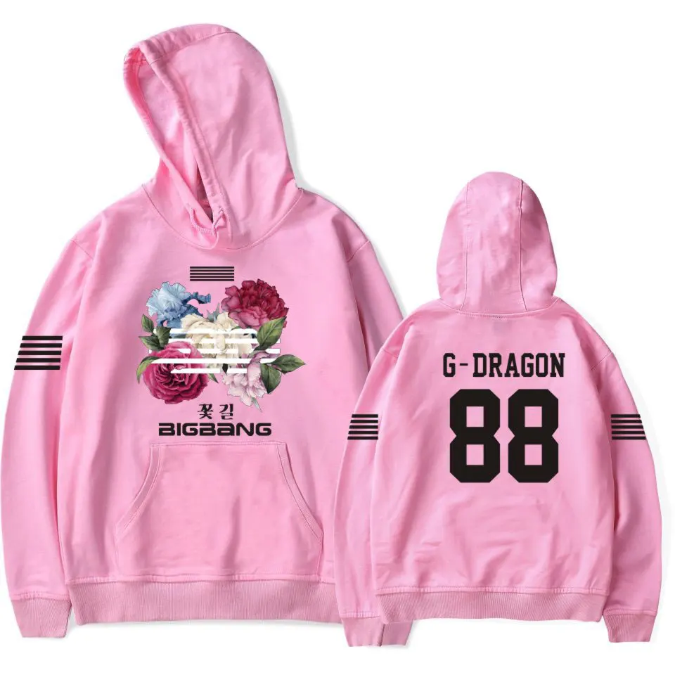 Bigbang big bang bangtan Толстовка kpop Корейская harajuku Толстовка moletom feminino Модная брендовая куртка пальто размера плюс 4xl