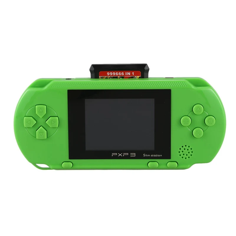 Green 3 дюймов 16 бит Pxp3 портативная игровая консоль Ретро игровая консоль 150 футболки с принтами на тему классических игр детская игровая игроков консоли - Цвет: Green