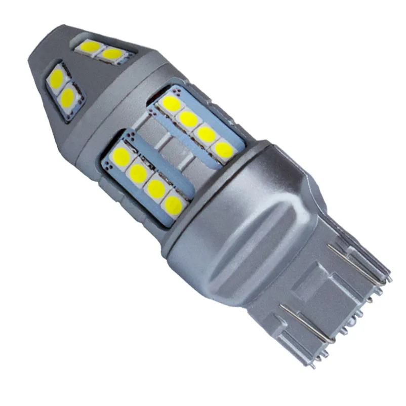 1 шт. T20 7443 W21/5 Вт супер яркий 30 SMD 3030 светодиодный автомобиль хвост лампы 21/5