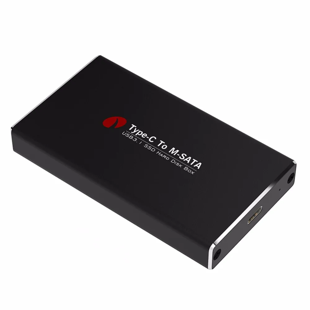 USB3.1 USB-C type C Высокоскоростной MSATA для SSD корпус жесткий диск коробка кабель HDD док-станция жесткий диск корпус