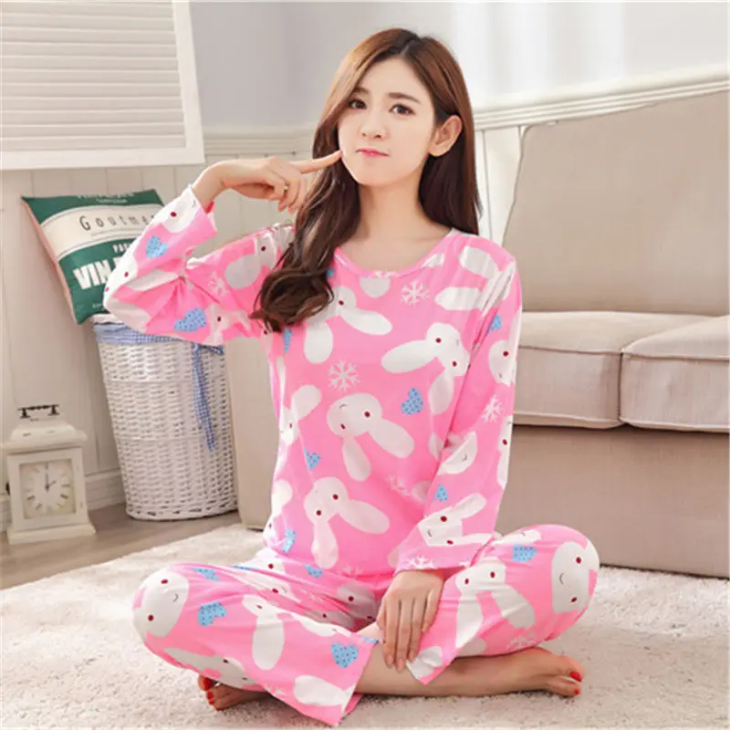 Женские пижамы с рисунком женские комплект одежды для женщин домашняя одежда