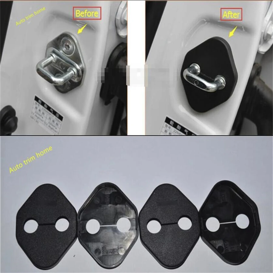 Пластиковый замок для двери Lapetus 4 шт./компл. с пряжкой Honda FIT jazz 2014 2019|garnish molding|plastic