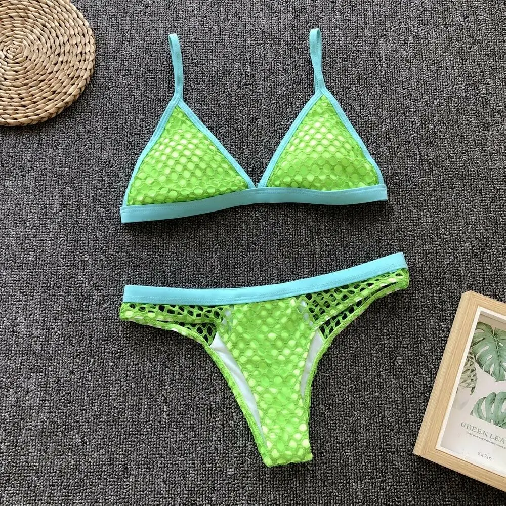 Новинка 2019 Женский треугольный купальник купальный костюм бюстгальтер с мягкими