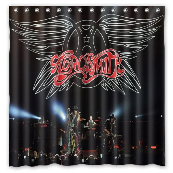 180x180cm Новое поступление Водонепроницаемый ткань Aerosmith дизайн Ванная комната душа