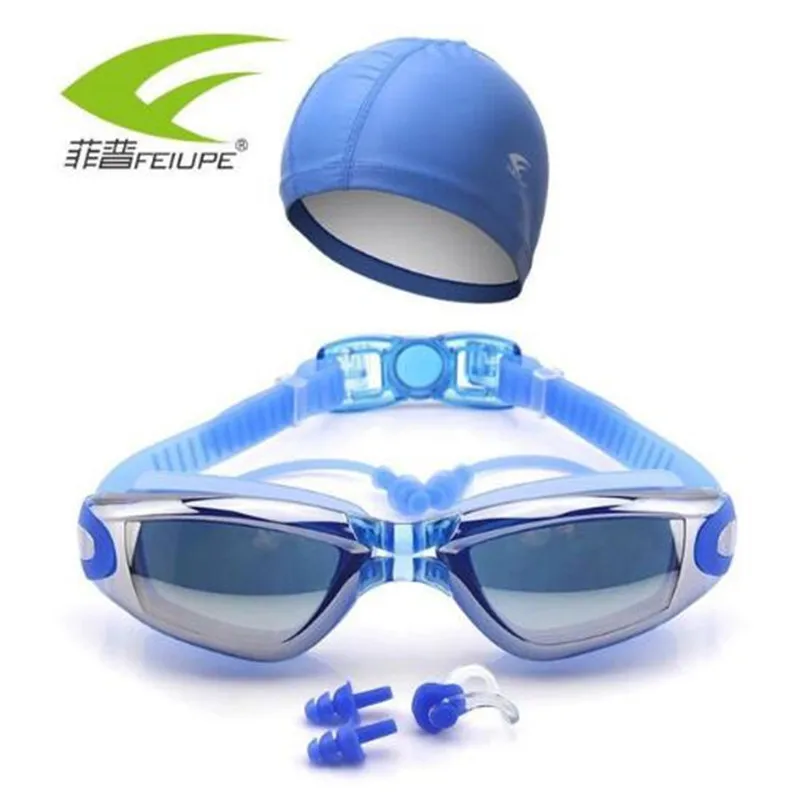 Очки для плавания при близорукости противотуманные очки бассейна с диоптриями