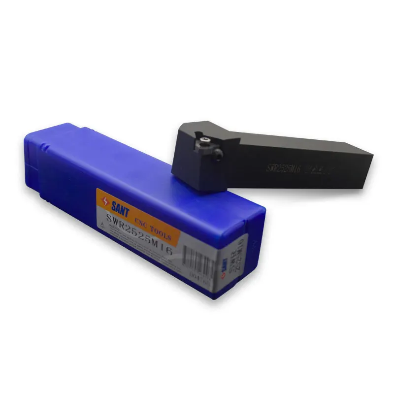 

SWR2525M16 25X25 mm External Threading Toolholder for Inserts ISO Standard 16ER