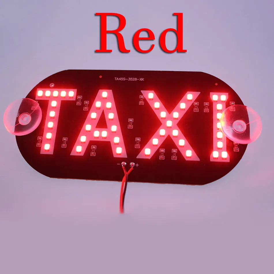 1 шт./лот такси Led авто ремонт лобовое стекло кабина индикатор знак синий