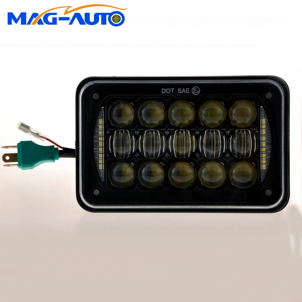 4x6 светодиодные фары 48 Вт грузовик свет автомобили фар грузовика для wrangler yj cherokee