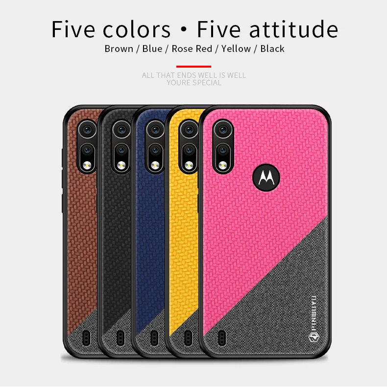 Чехол для Motorola One / Zoom Vision Action Power чехол Moto P50 P30 Note P40 Play PC + Силиконовая