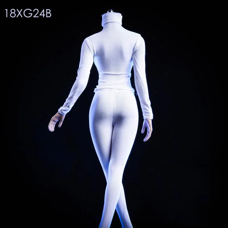 1/6 сексуальная одежда для девушек черные/белые колготки экшн фигурка с высоким