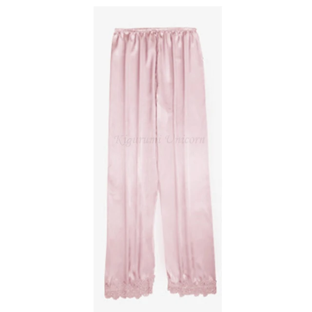 Pink 1 pc Кигуруми Единорог 5 шт сексуальные кружевные пижамы набор женский искусственный шелк полосатый халат набор леди v-образным вырезом домашняя одежда пижамы с нагрудными накладками - Цвет: Pink 1 pc