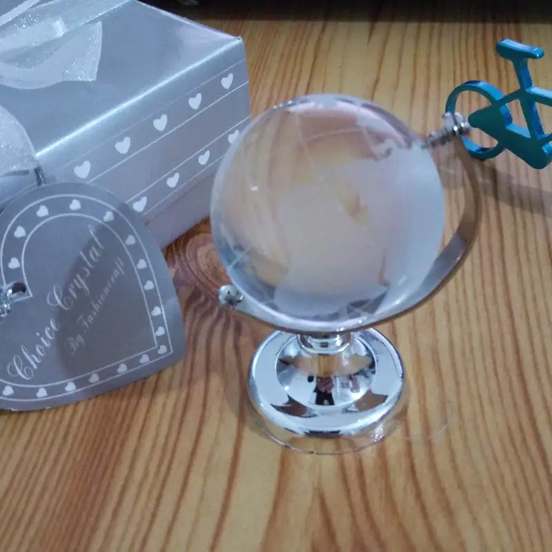 100 шт. стеклянный пластиковый прозрачный Глобус Хрустальное стекло Прозрачный