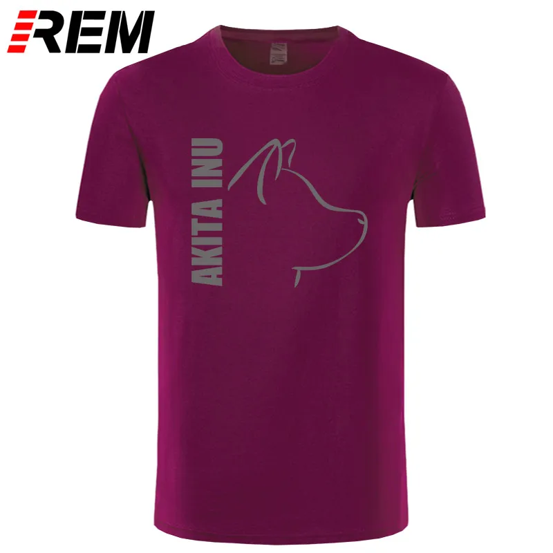 Akita Inu Dog мужские футболки отличные футболки мужские с коротким рукавом хлопок Пользовательские Большие размеры летние футболки для подростков