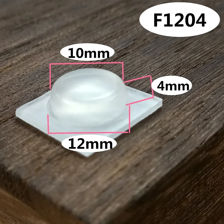 F1204 M12x4 30 зерен двери шкафа бампера различных размеров силиконовый материал для кухонного шкафа самоклеющиеся демпфер колодки для двери стоппер - Цвет: F1204 M12x4