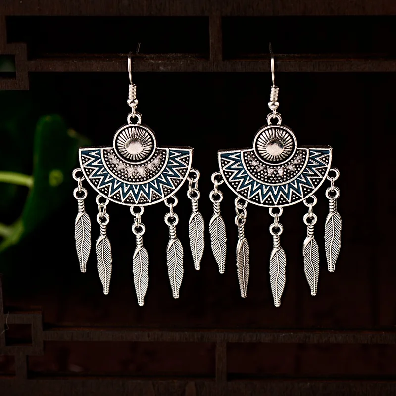 Новые Классические Этнические женские полукруглые серьги Jhumka винтажные