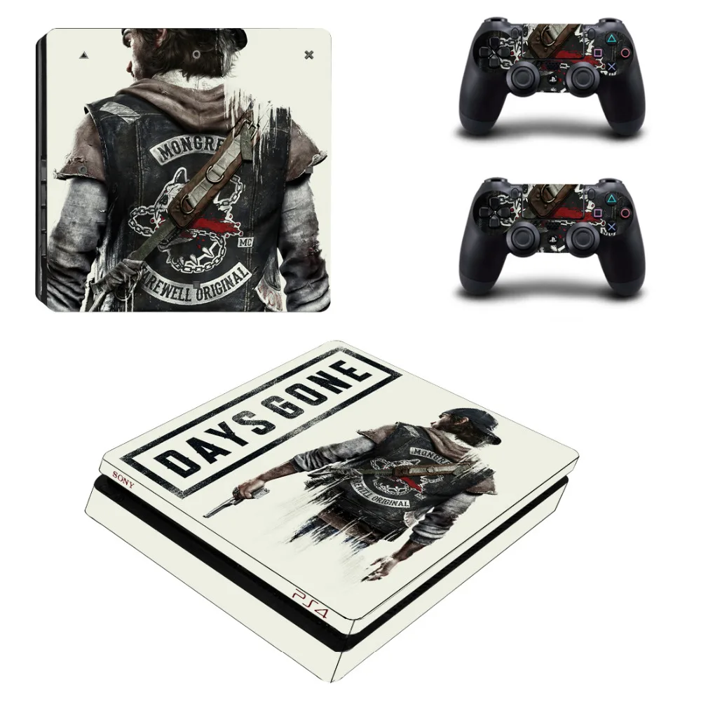 Days Gone PS4 тонкая кожа Наклейка для консоли playstation 4 и контроллера PS4 Slim sticker s винил
