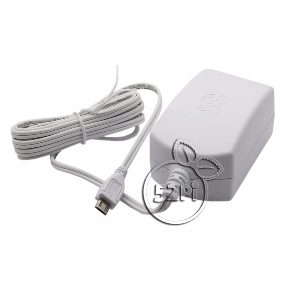 Официальный Raspberry Pi 3 Model B источник питания 5 1 V 2.5A Micro USB адаптер зарядное