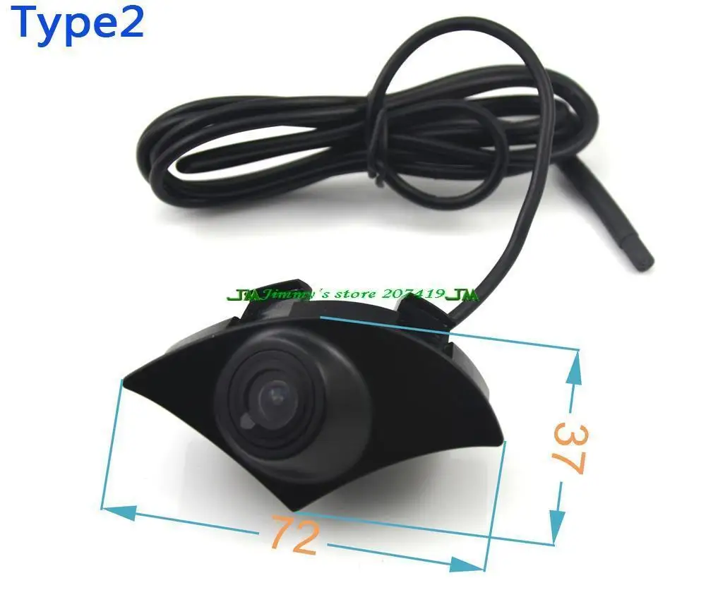 CCD автомобильный Автомобильный логотип caemra камера для Toyota Prado Land Cruiser Highlander camry RAV4 Corolla камера с логотипом спереди - Название цвета: type2