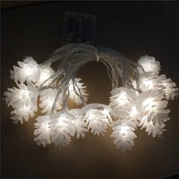 holiday light led string light 3m 20leds colorful pine cone christmas tree holiday decoration indoor outdoor fairy light string