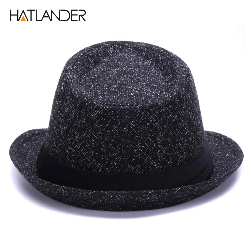 Шляпа от солнца HATLANDER для мужчин и женщин модная льняная Федора кепка в стиле джаз