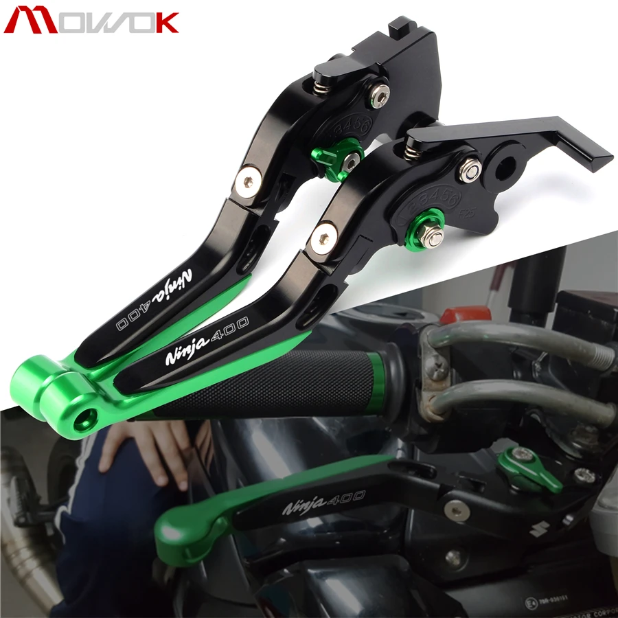 CNC тормозные рычаги сцепления для KAWASAKI NINJA 400 NINJA400- высококачественные мотоциклетные тормоза