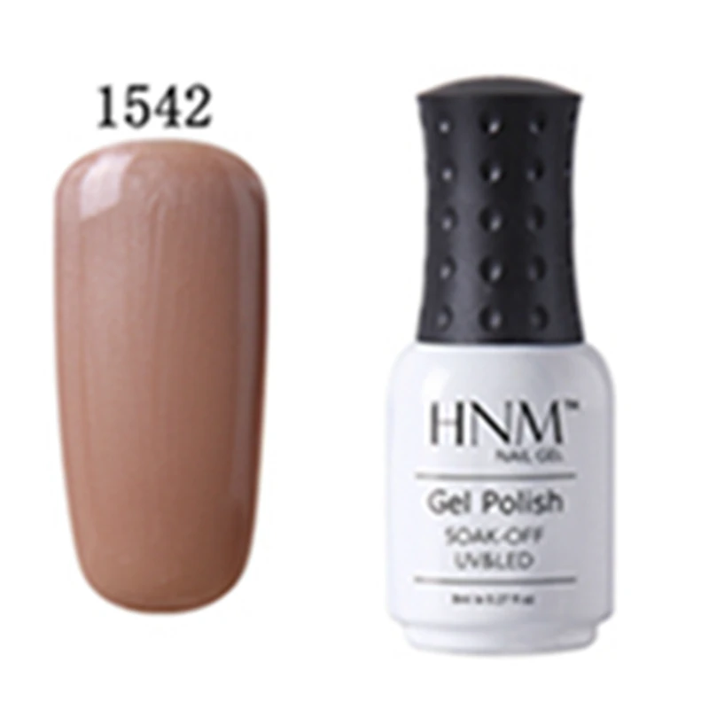 1542 HNM, 8 мл, Гель-лак для ногтей, впитывающий Гель-лак Vernis, Полупостоянный УФ-гель для ногтей, красный, синий цвет, грунтовка для ногтей - Цвет: 1542