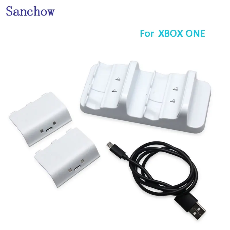 Sanchow двойной контроллер зарядная док станция Xbox One (S) Беспроводная подставка Док +