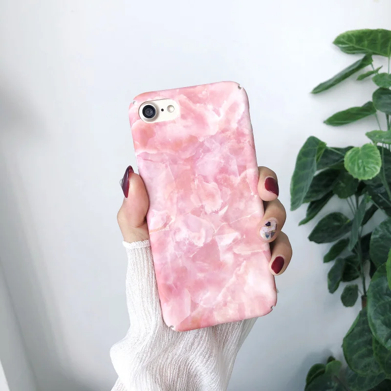 Luxury Diamond Case on For iphone XS XR Max Jade Pattern Marble Ultra Slim Hard PC Cover for 6 6s plus 7 8 X |