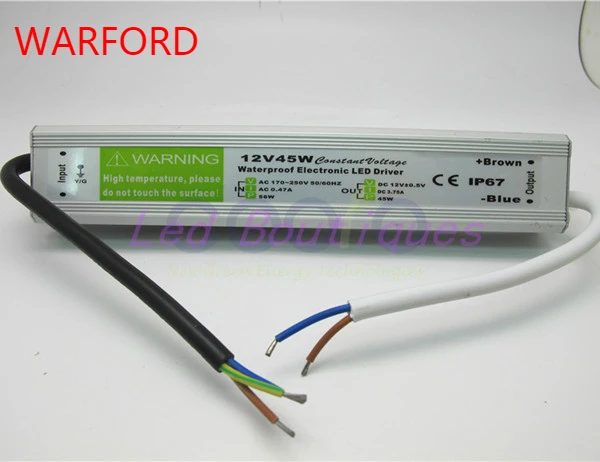 DC 12V 45W Waterproof LED Driver Transformer Power Supply For Light Strip Switch 110V 220V AC 90v-250v |