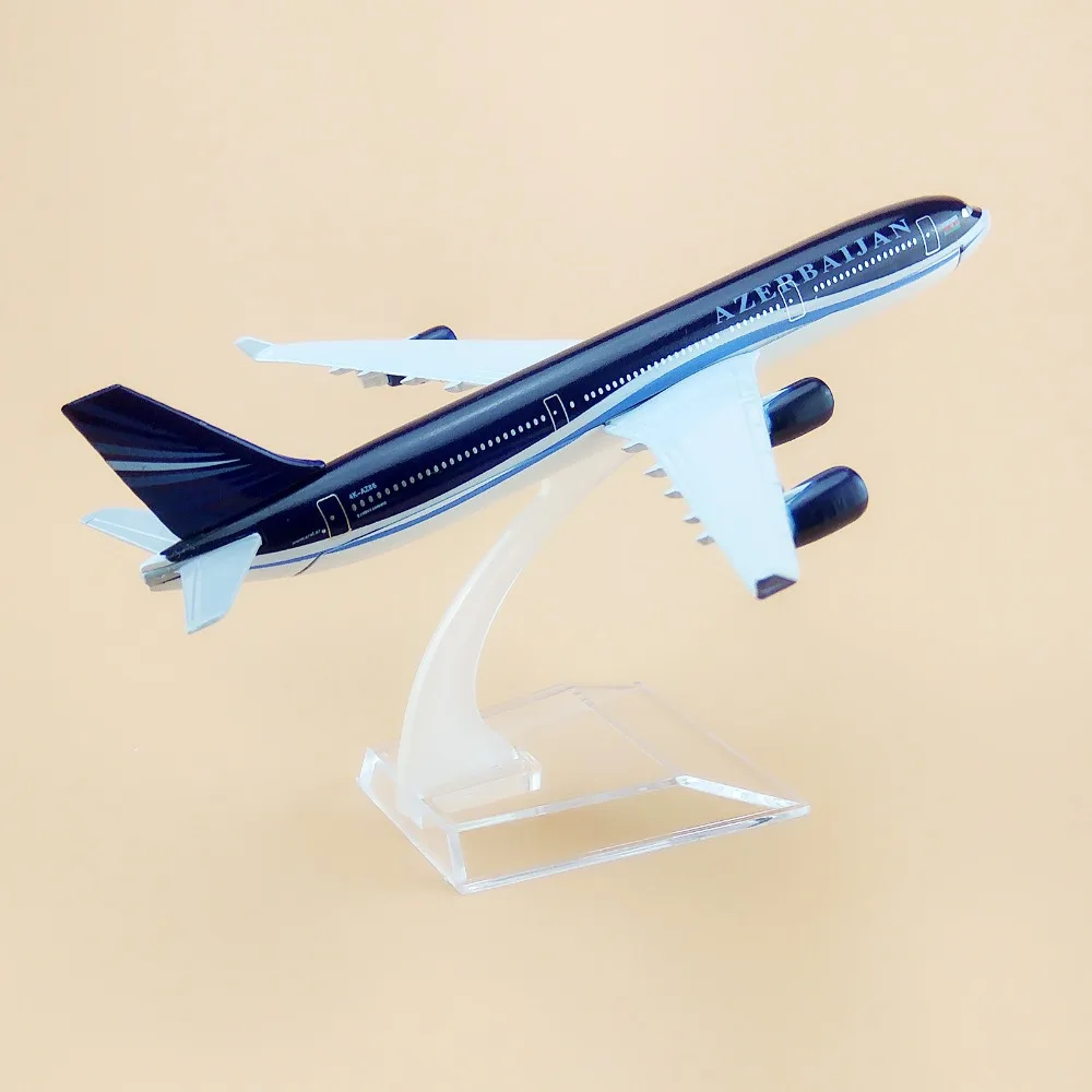 16 см металлическая авиакомпания A340 Airbus 340 4K AZ86 Airways модель самолета Модель w Stand