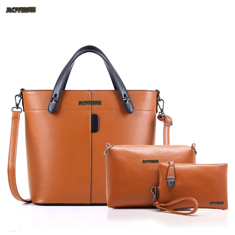 Последние 6 комплектов женская сумка кожаная через плечо|set women bags|women bagshoulder bags |