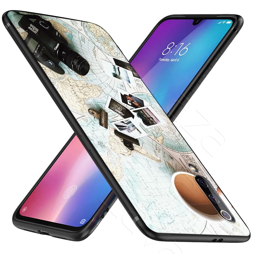 Lavaza Travel World Map Plane Plans Case for Xiaomi Redmi Note 4A 4X 5 5A 6 6A 7 S2 Pro Go Prime Plus |