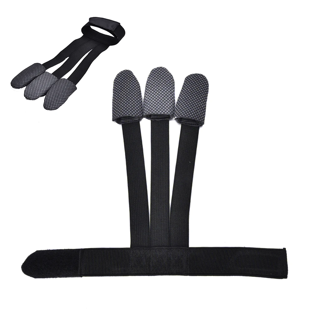 Finger Outdoor Gear Three-finger Shooting glove Archery Hunting Protective Driving Gloves Grey |
