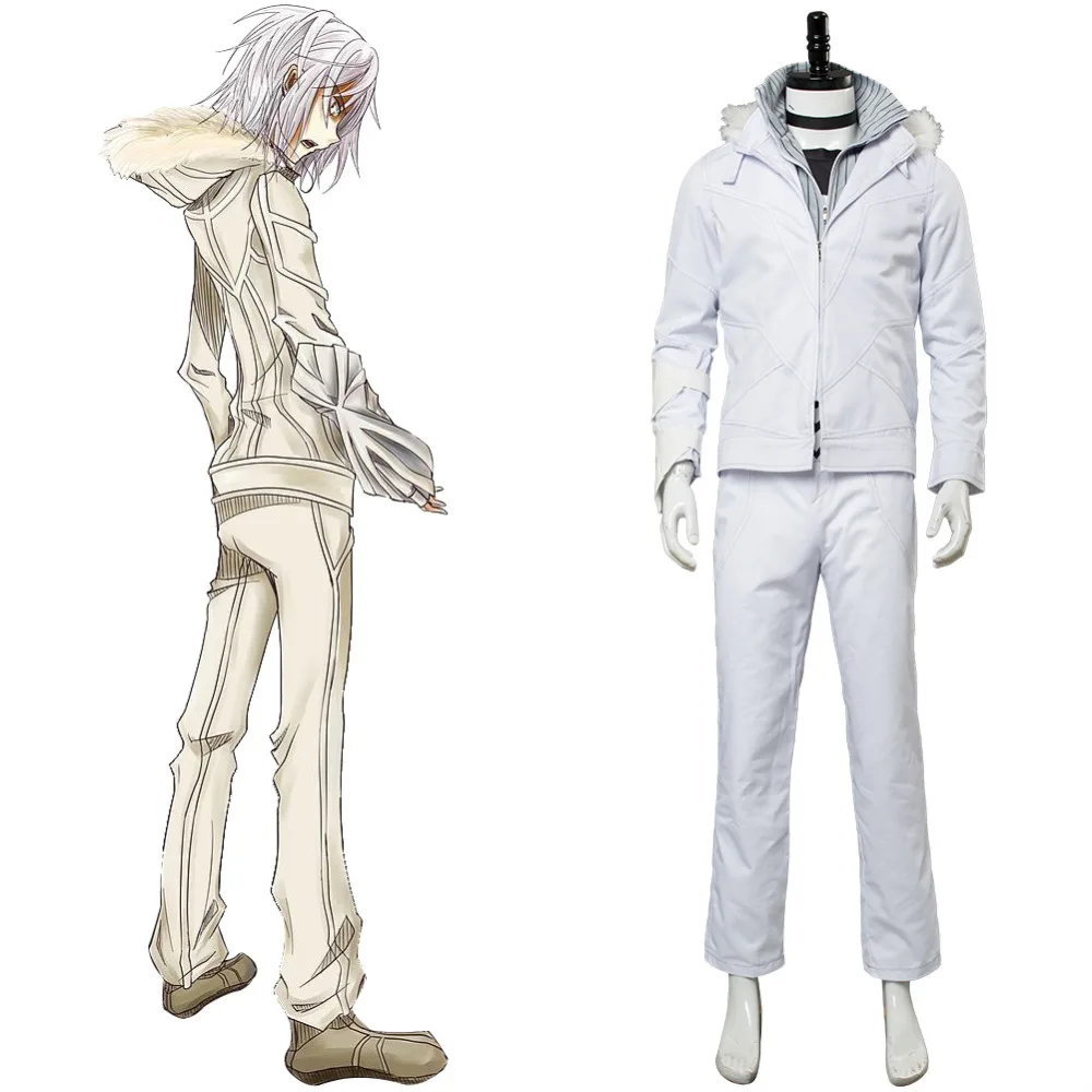 A Certain Magical Index Cosplay Accelerator Costume Scientific Railgun Men White Uniform Outfit | Тематическая одежда и
