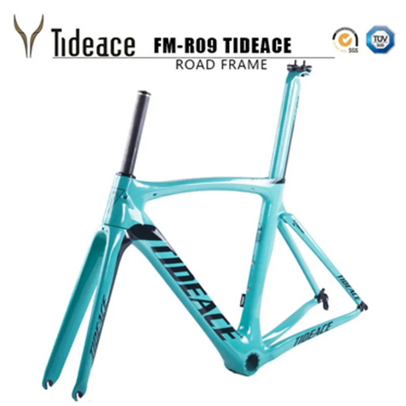 2017 Tideace карбоновая рама для велосипеда 700C набор углеродных дорожных рам с вилкой