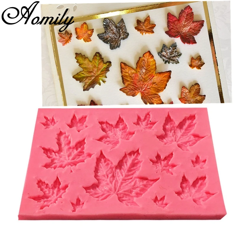 1 шт. силиконовая форма для выпечки в виде листьев клена | Дом и сад