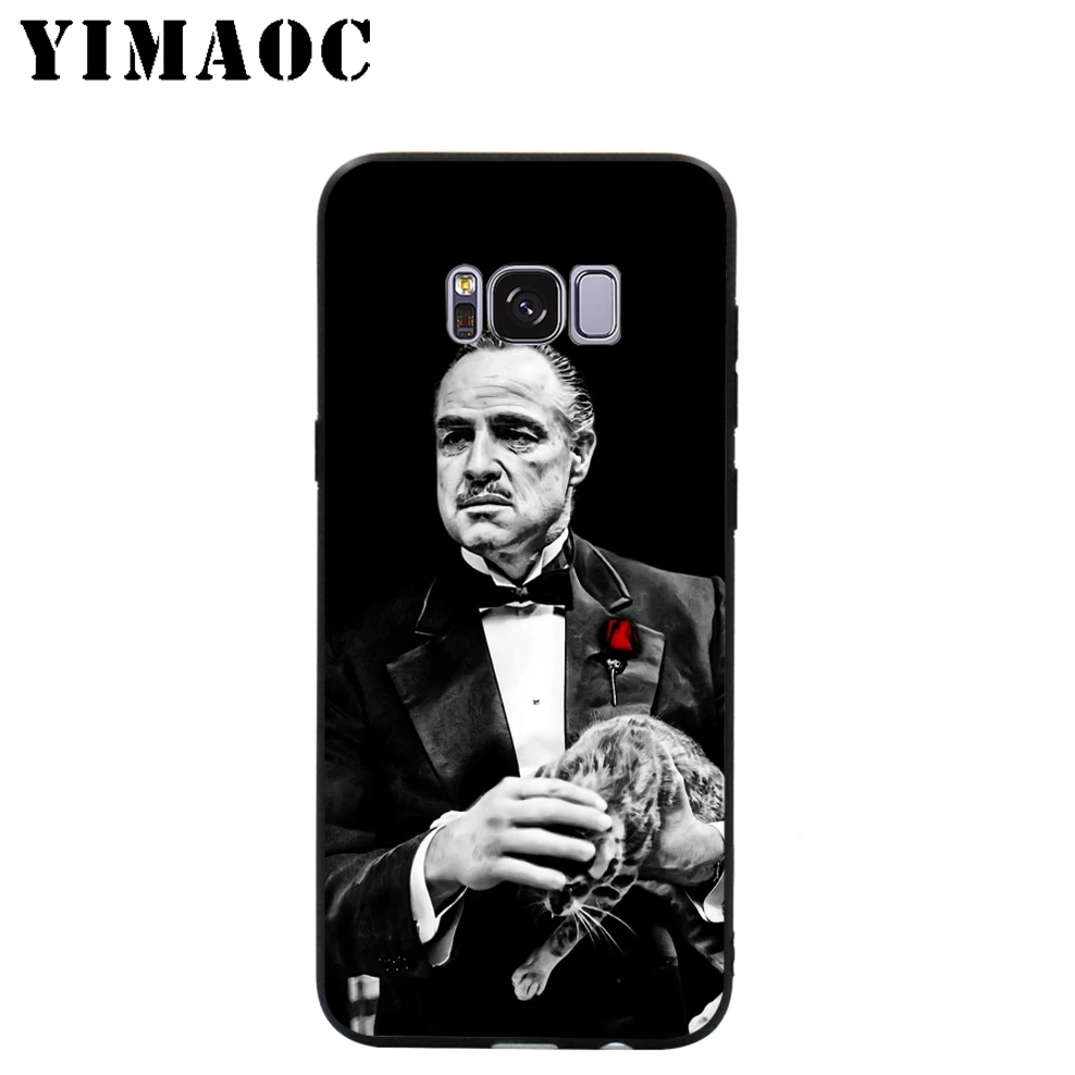 Мягкий чехол YIMAOC The Godfather для Samsung Galaxy S10 S10e S9 S8 A6 Plus S7 S6 Edge A7 A5 A3 J6 Note 9 8 |