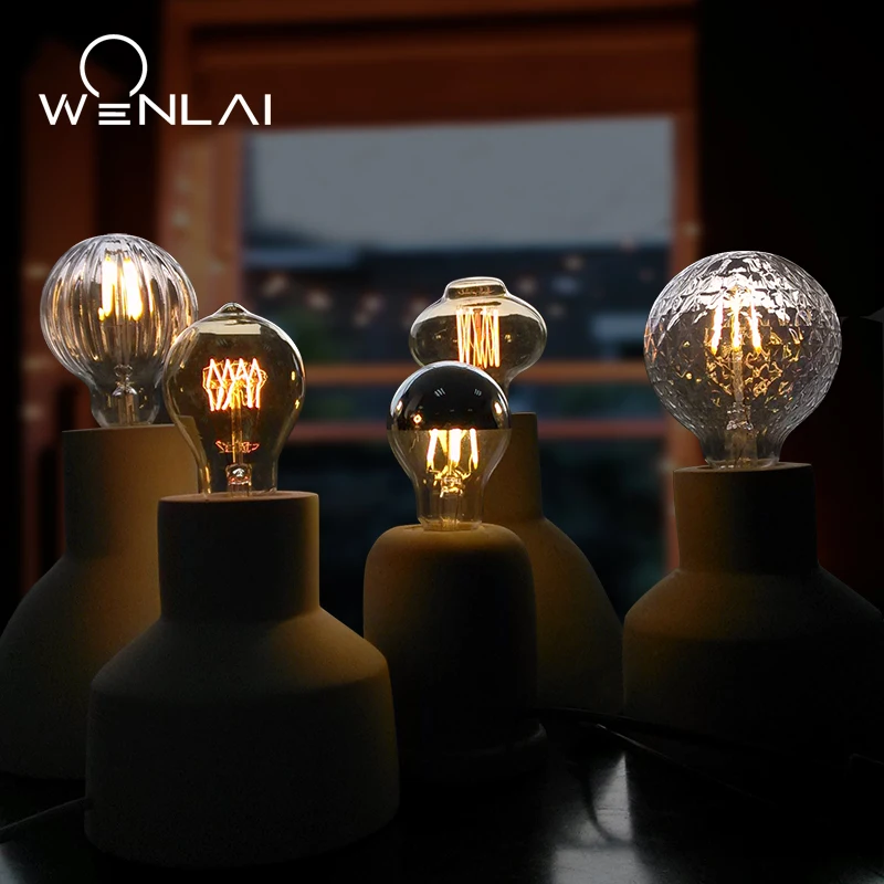 Американский Лофт винтажный промышленный бетонный Настольный светильник Эдисон