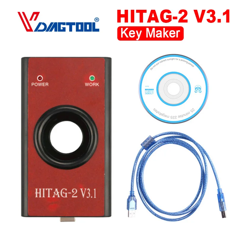 2018 автостайлинг автоключи Hitag2 V3.1 программирование автоключей HiTag 2 программатор