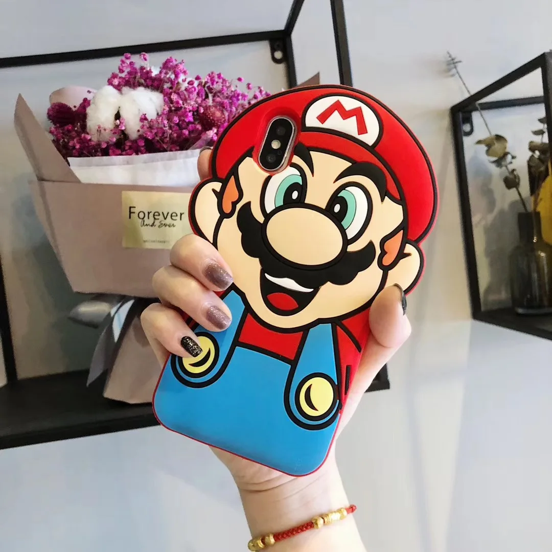 Q UNCLE 3D мультфильм мягкий силиконовый чехол для телефона Apple iPhone XR XS MAX 6s 6X8 Plus |