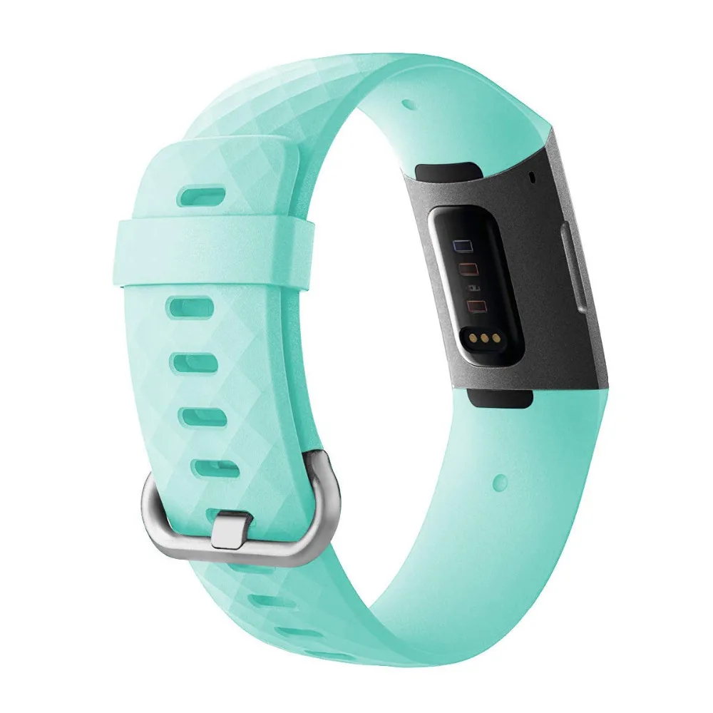 Силиконовые спортивные повязки заменить Мужские t для Fitbit Charge 3 для женщин мужчин маленький большой классический регулируемый браслет ремешок браслет 9,14