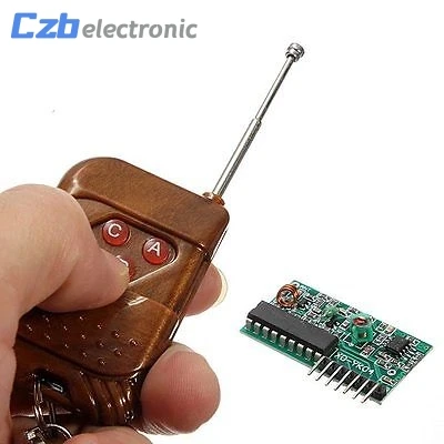 1 КОМПЛЕКТ IC 2262/2272 4 CH 315 Mhz 433 ключевые беспроводные комплекты дистанционного