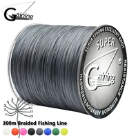 gaining fishing line 12 strand 300m 35 180lb moss grey multifilament smooth pe braided fish wire freshwatersaltwater fishing