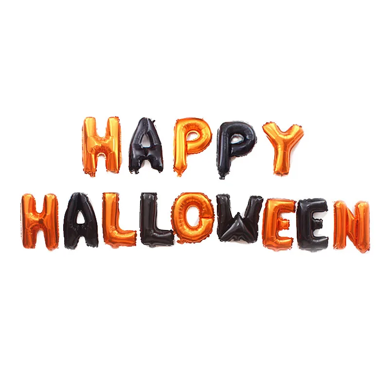 31 шт. Happy Halloween украшения письмо шары летучая мышь Тыква баллоны череп Фольга Globos