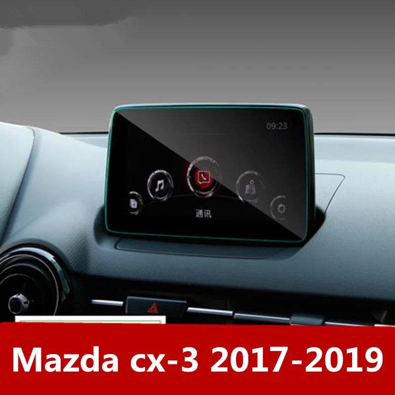 Для Mazda CX-3 CX3 gps навигационный экран стальной материал Защитная пленка для ЖК-экрана пленка наклейка аксессуары